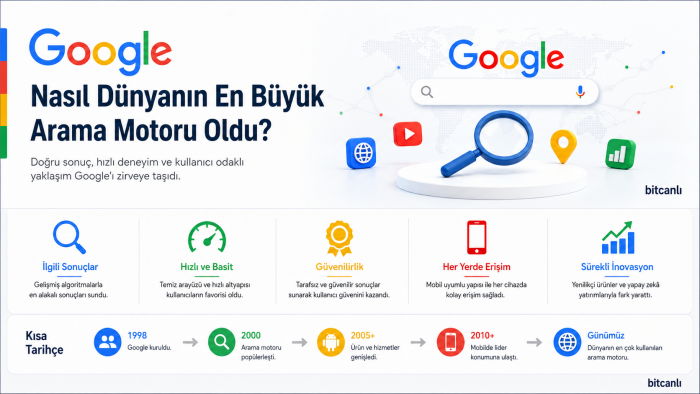 Google Nasıl Dünyanın En Büyük Arama Motoru Oldu?